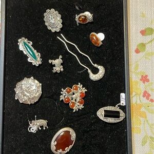 Sterling Silver brooches